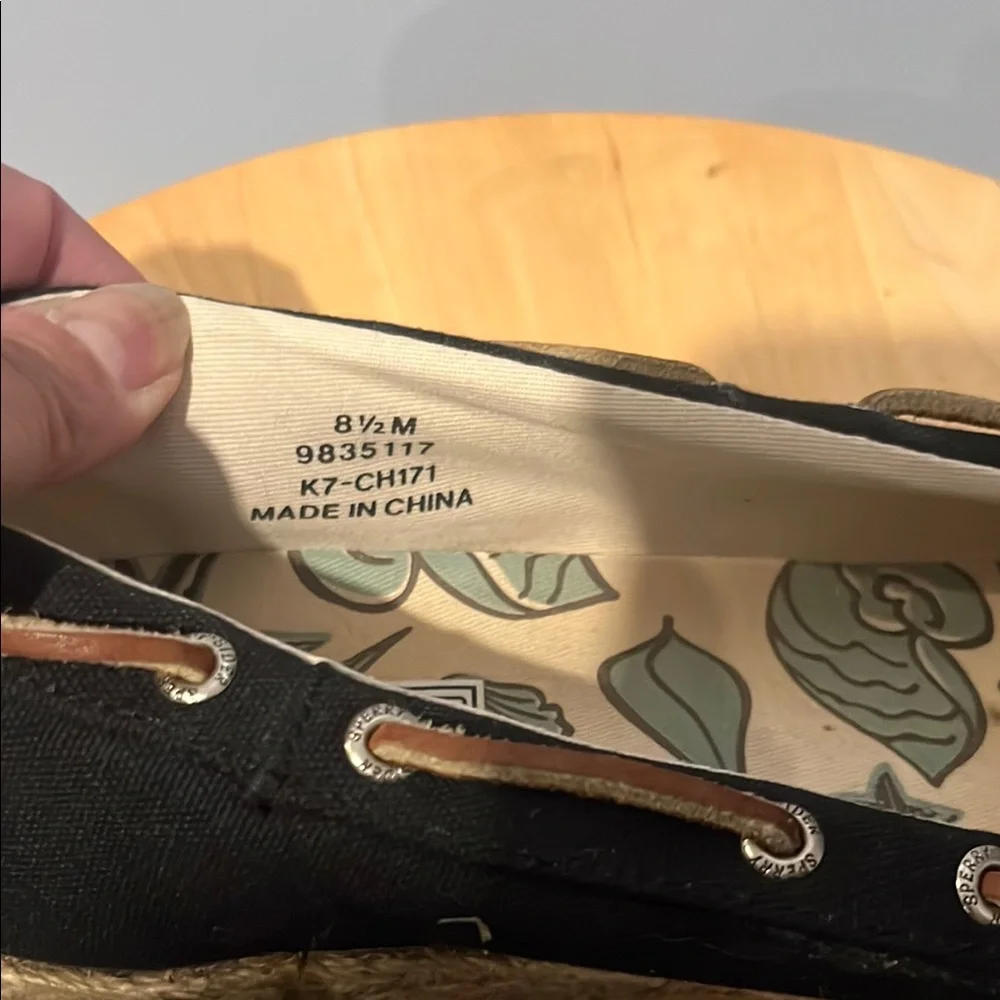 Sperry Espadrille Flats 8 1/2